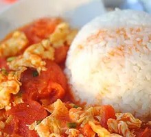 Tomato and Egg Rice Bowl