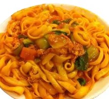 Egg Stir-Fried Knife-Sliced Noodles