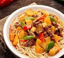 Beef and Potato Noodles