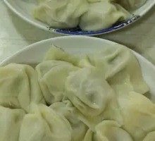 Pork and scallion dumplings