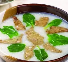 Pork Liver Spinach Porridge