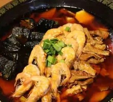 Stinky Tofu with Pork Intestines and Shrimp