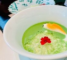 Koi Playing with Swallows