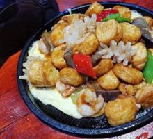 Iron Plate Three Fresh Tofu