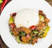 Spicy Pork Fried Rice Bowl