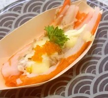 Cheese-Baked Crab Stick