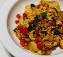 Fermented bean and egg stir-fry