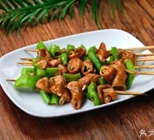 Spicy Pepper and Intestine Skewers