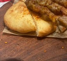 Grilled Lamb Skewers with Fresh-Baked Naan