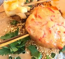 Cheese-filled Lobster Cake