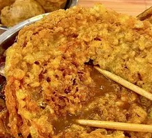 Golden Deep-Fried Egg Roll