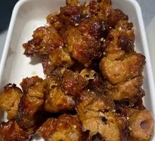 Grilled Pork with Large Skewers