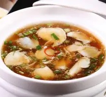 Sea Cucumber and Monkfish Egg Soup