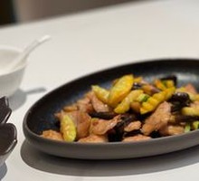 Chicken Liver with Loofah and Pork Belly