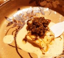 Pan-Seared Abalone with Caviar