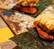 Foie Gras and Sea Urchin Hand Roll
