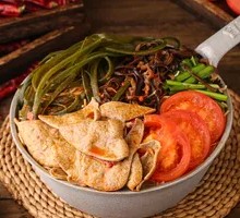 Hot Pot Pork Liver Rice Noodles