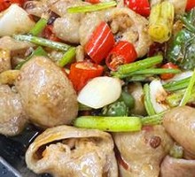 Spicy Pork Intestines Stir-fry