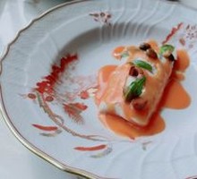 Steamed Sea Bass with Mediterranean Sauce