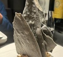 Black Truffle Liver Pâté with Fermented Squid Noodles Crisp