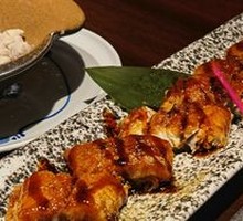 Grilled Fresh Eel with Charcoal