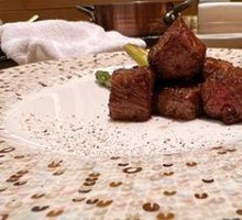 Premium Wagyu Steak on Iron Plate