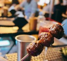 Grilled Chicken Meatballs