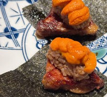 Foie Gras and Sea Urchin Sushi