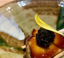 Soft-Cooked Abalone with Caviar