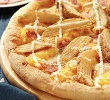 American-style Bacon & Potato Pizza