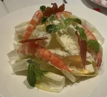 Caesar Salad with Black Tiger Shrimp