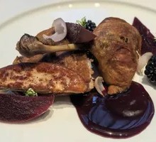 French Confit Duck Leg with Pan-Seared Foie Gras