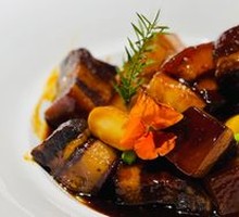 Braised Pork with Handmade Rice Cake