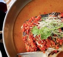 Signature Double Pepper Steamed Fish Head