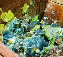 Spicy Pepper and Century Egg Mix