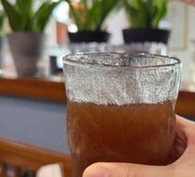 Homemade Plum Syrup Drink