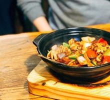 Stir-fried Blood Sausage