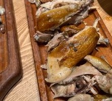 Half Chicken with Mushrooms