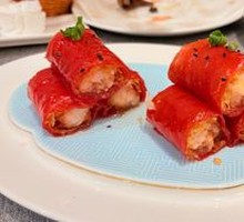 Crispy Red Rice Noodle with Fresh Shrimp