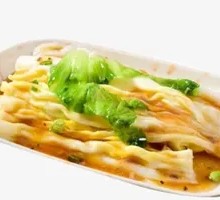 Handmade Egg Rice Noodle Roll