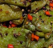 Braised Green Pepper with Tiger Stripes