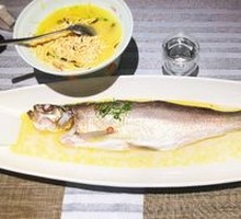 Steamed White Fish with Chicken Broth