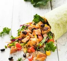 Chicken Thigh with Kale Wraps
