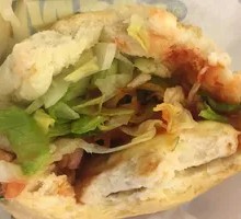 Black Pepper Chicken Sandwich with Five Blacks