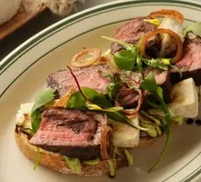 Pan-seared Filet with Brie Cheese