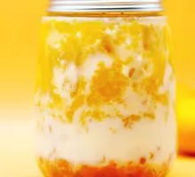 Mango Layered Custard