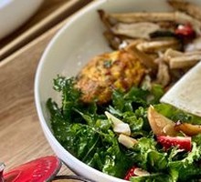 Tofu, Water Chestnut, and Shrimp Cake