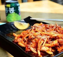 Korean Sizzling Spicy Squid