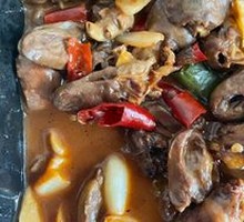 Spicy Stir-Fried Chicken Hearts