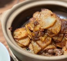Grilled Potato with Mantis Shrimp Paste
